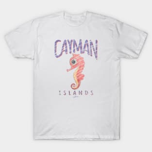 Cayman Islands Cute Seahorse T-Shirt